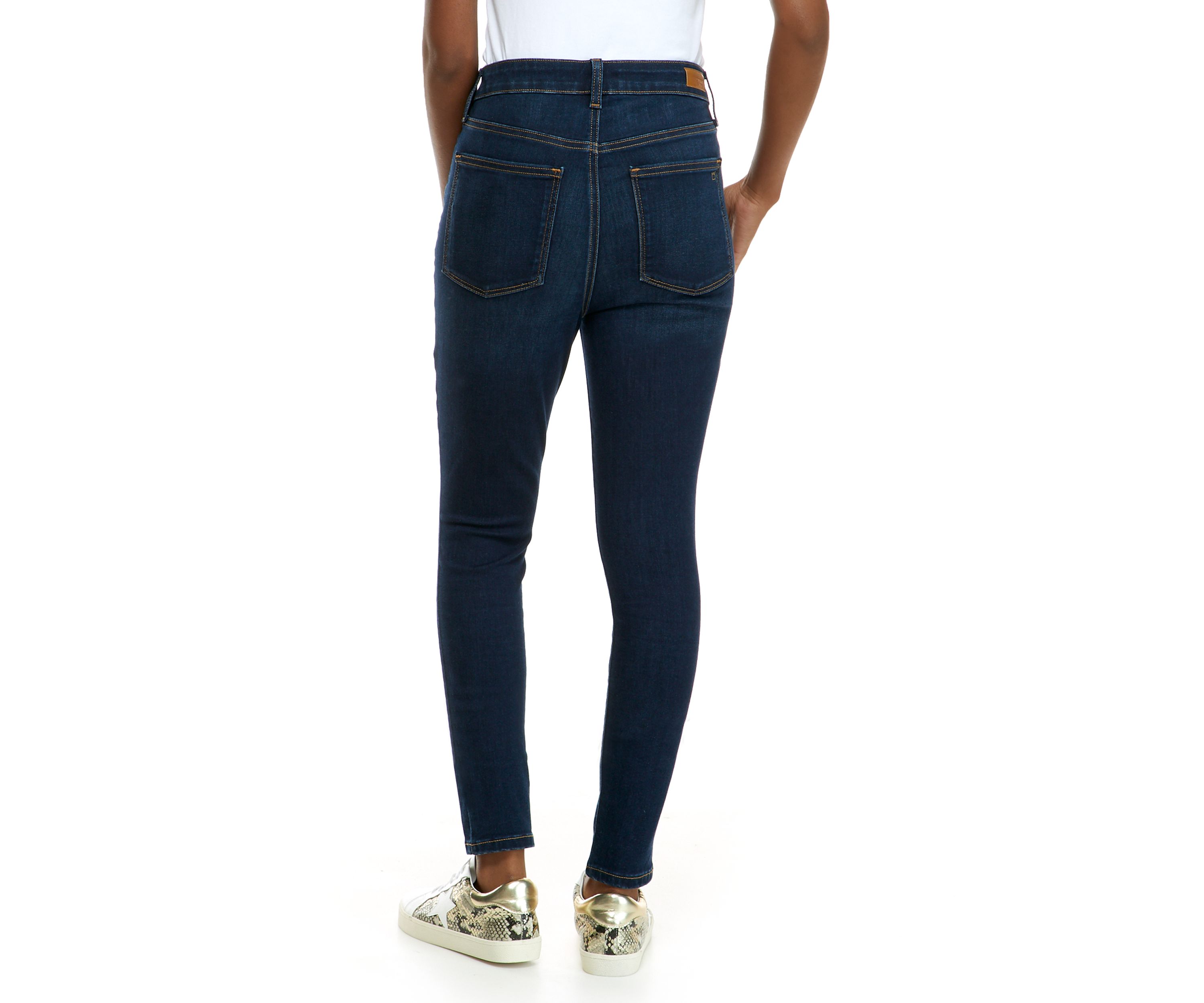 Womens High Rise Skinny Jeans