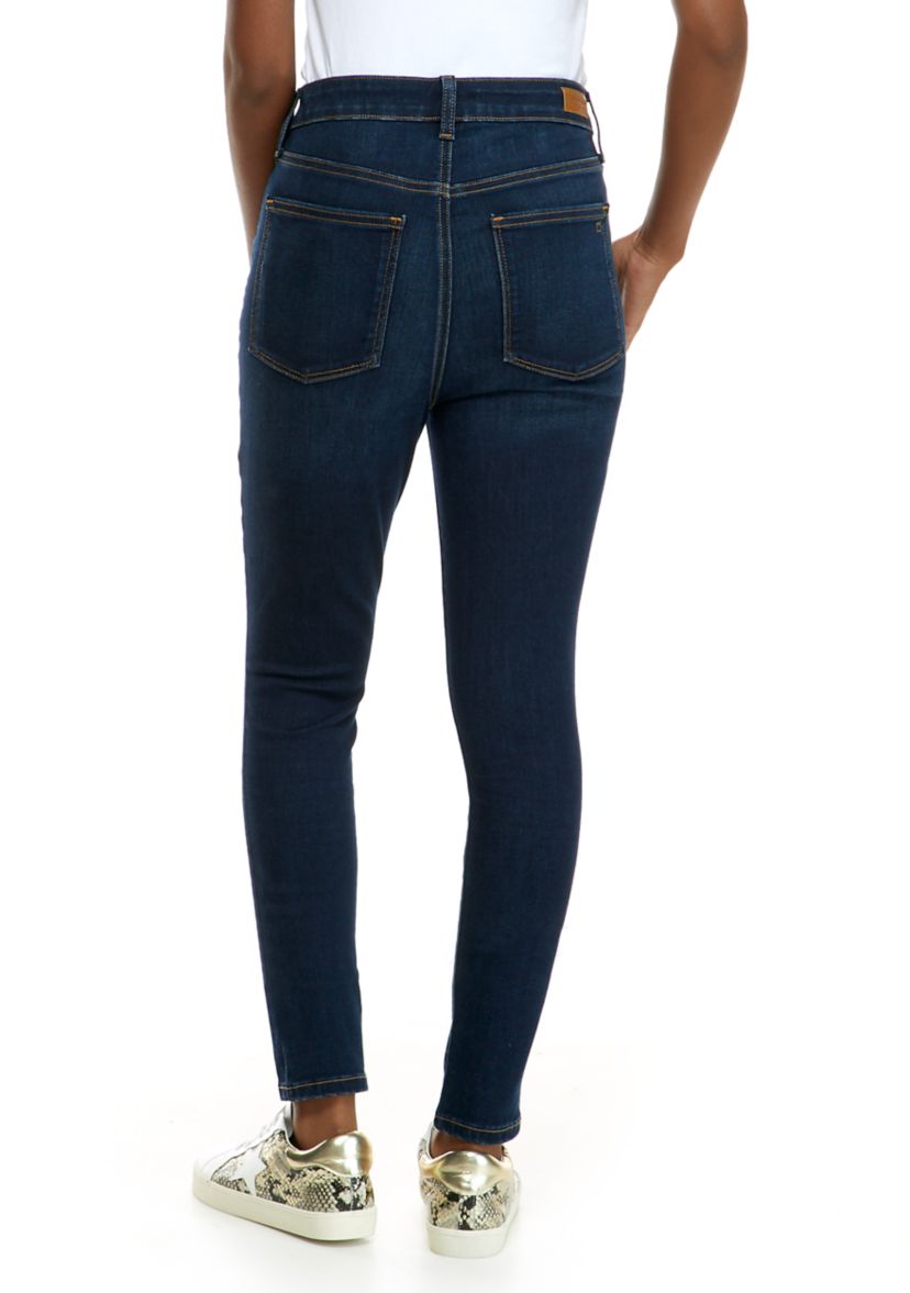 Womens High Rise Skinny Jeans
