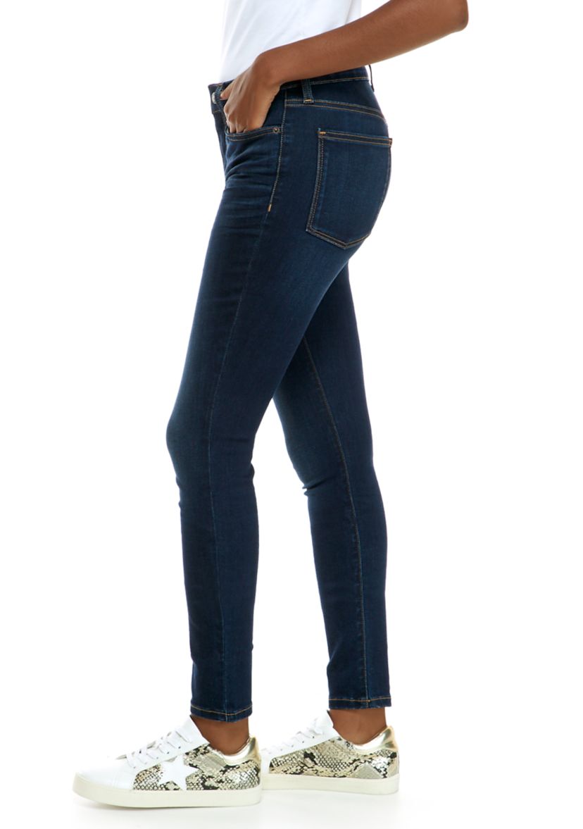 Womens High Rise Skinny Jeans