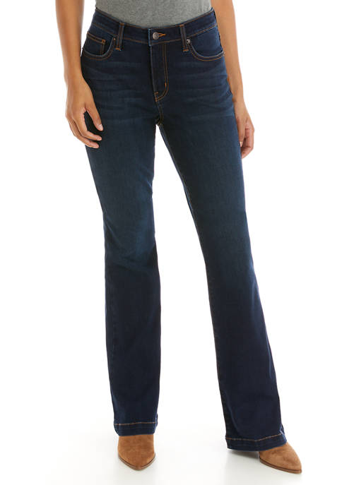 Crown & Ivy™ Women's Mid Rise Flare Jeans | belk