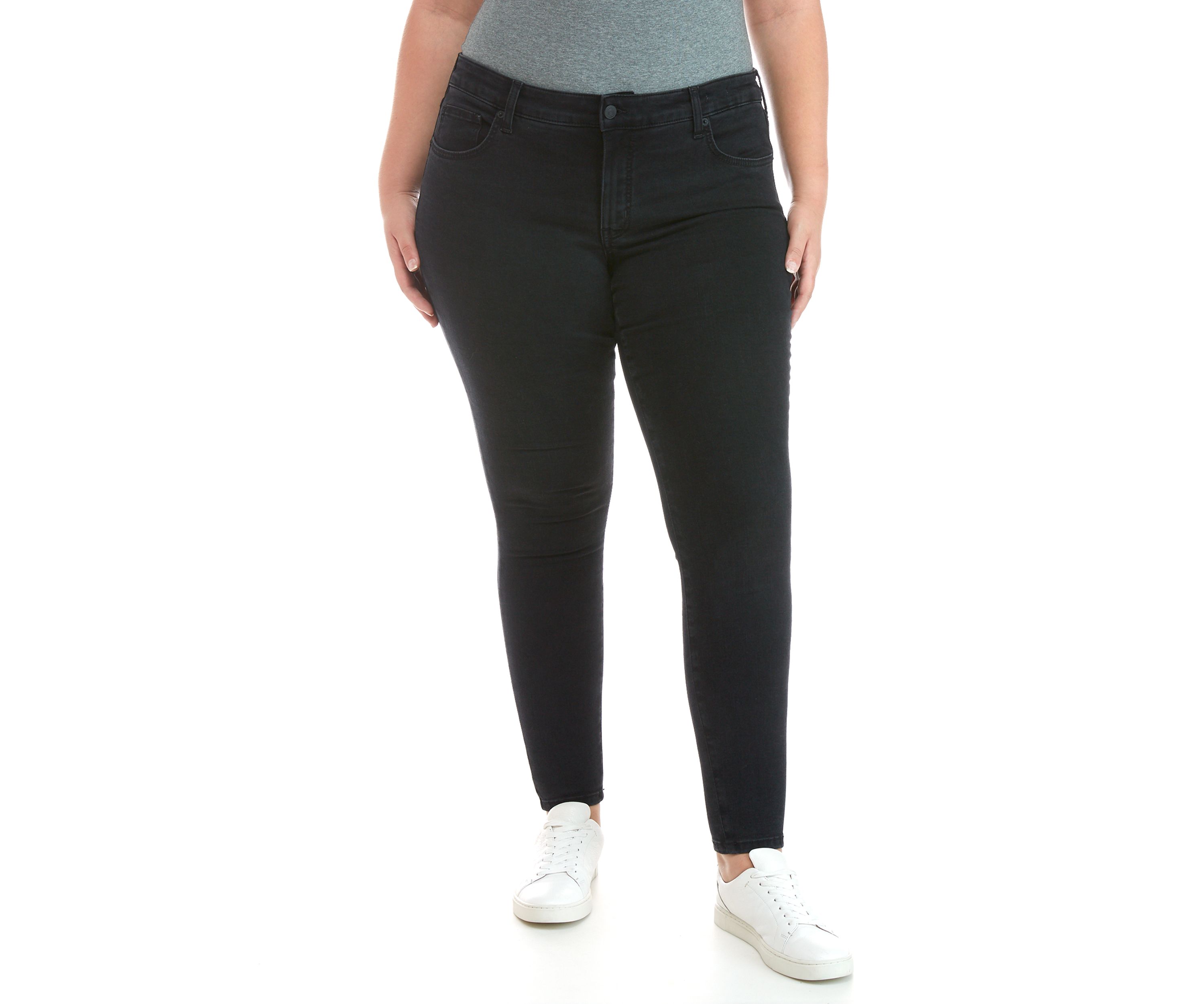 Plus Size Mid Rise Skinny Jeans