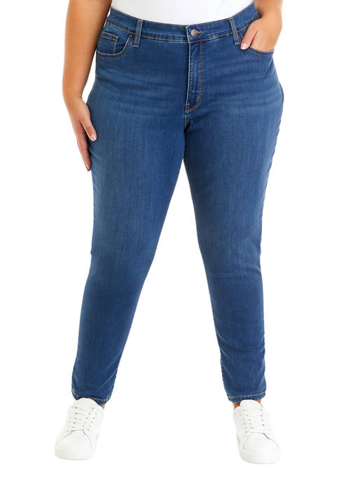 Crown & Ivy™ Plus Size Mid Rise Skinny Jeans | belk