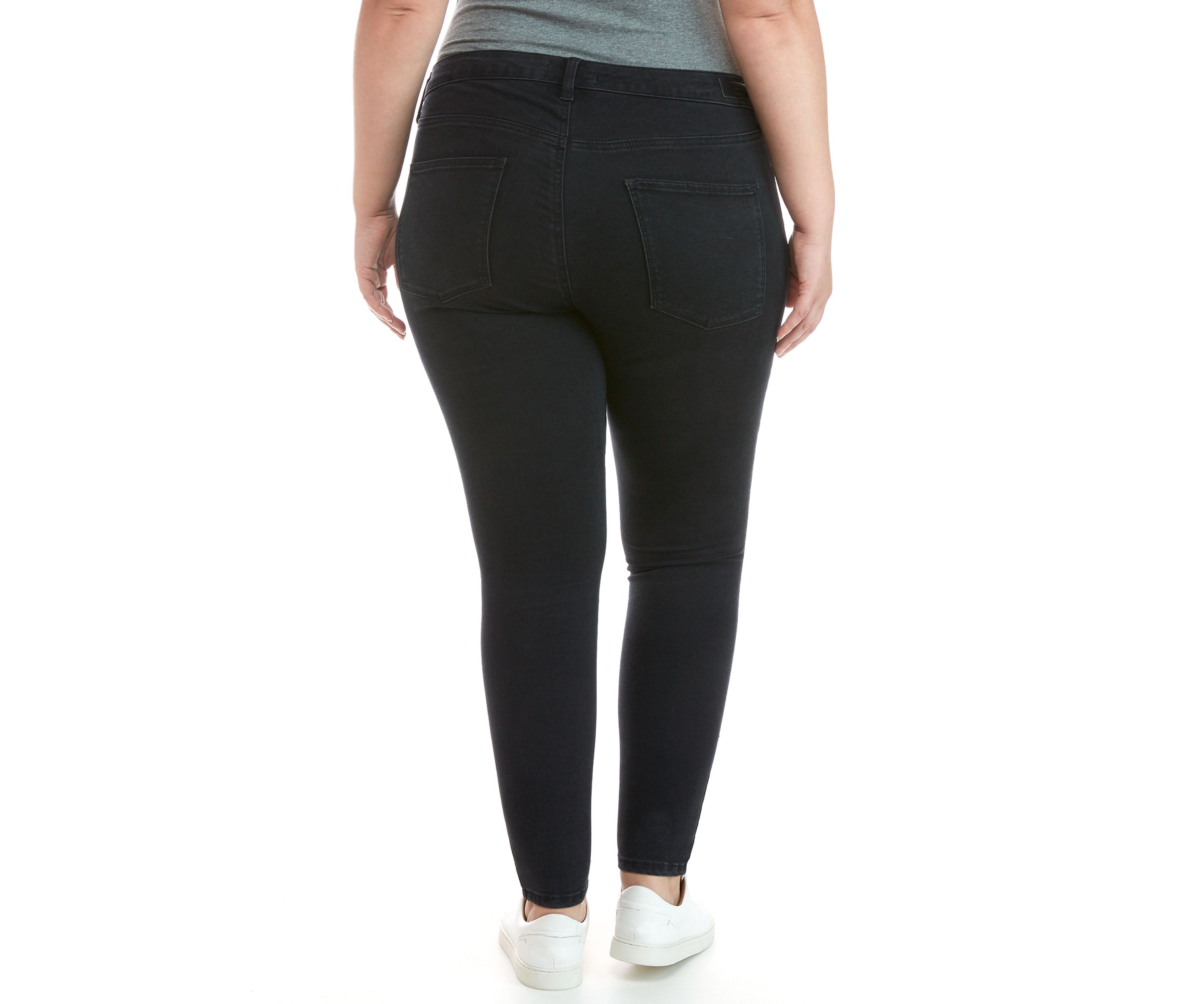 Plus Size Mid Rise Skinny Jeans