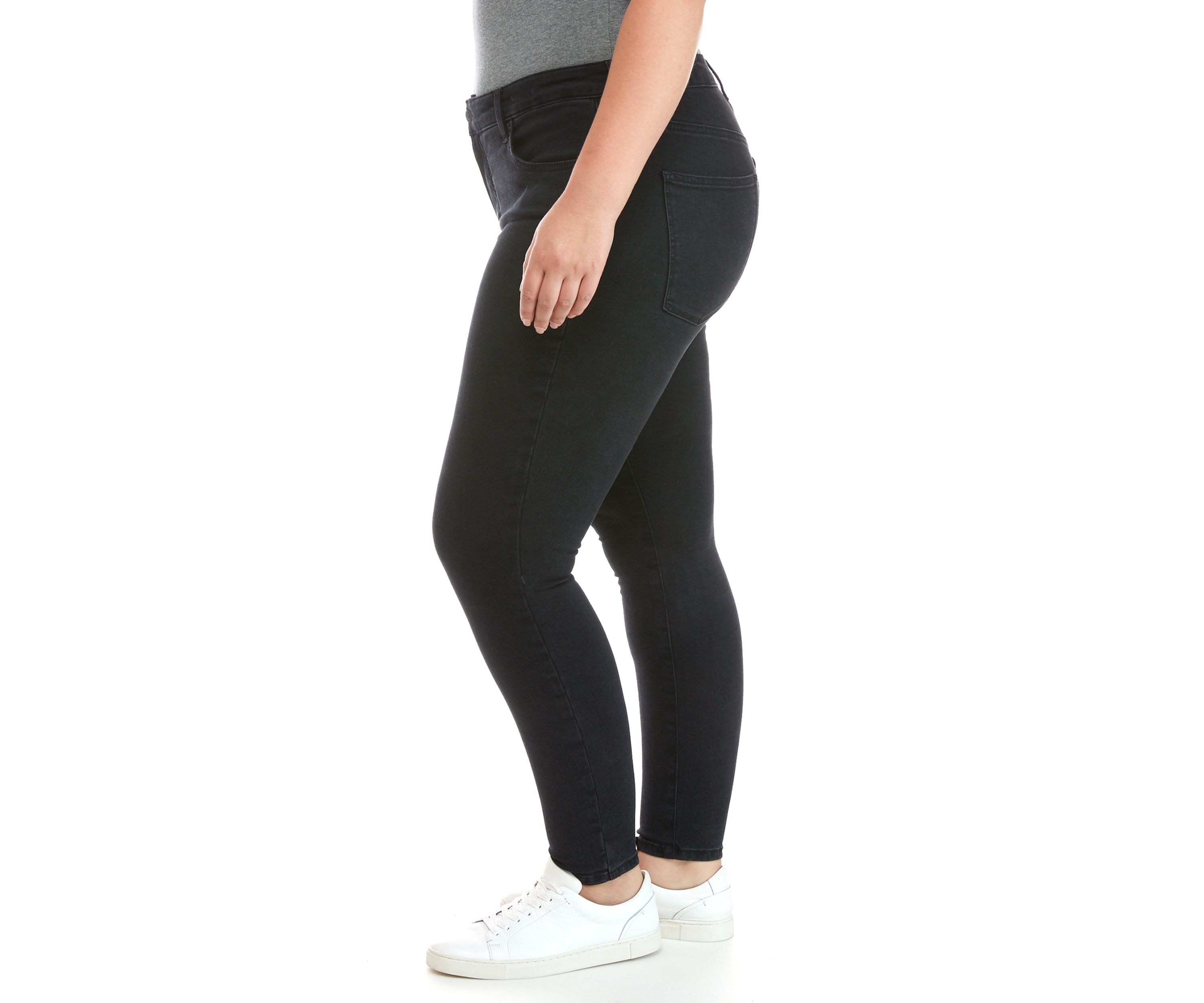 Plus Size Mid Rise Skinny Jeans