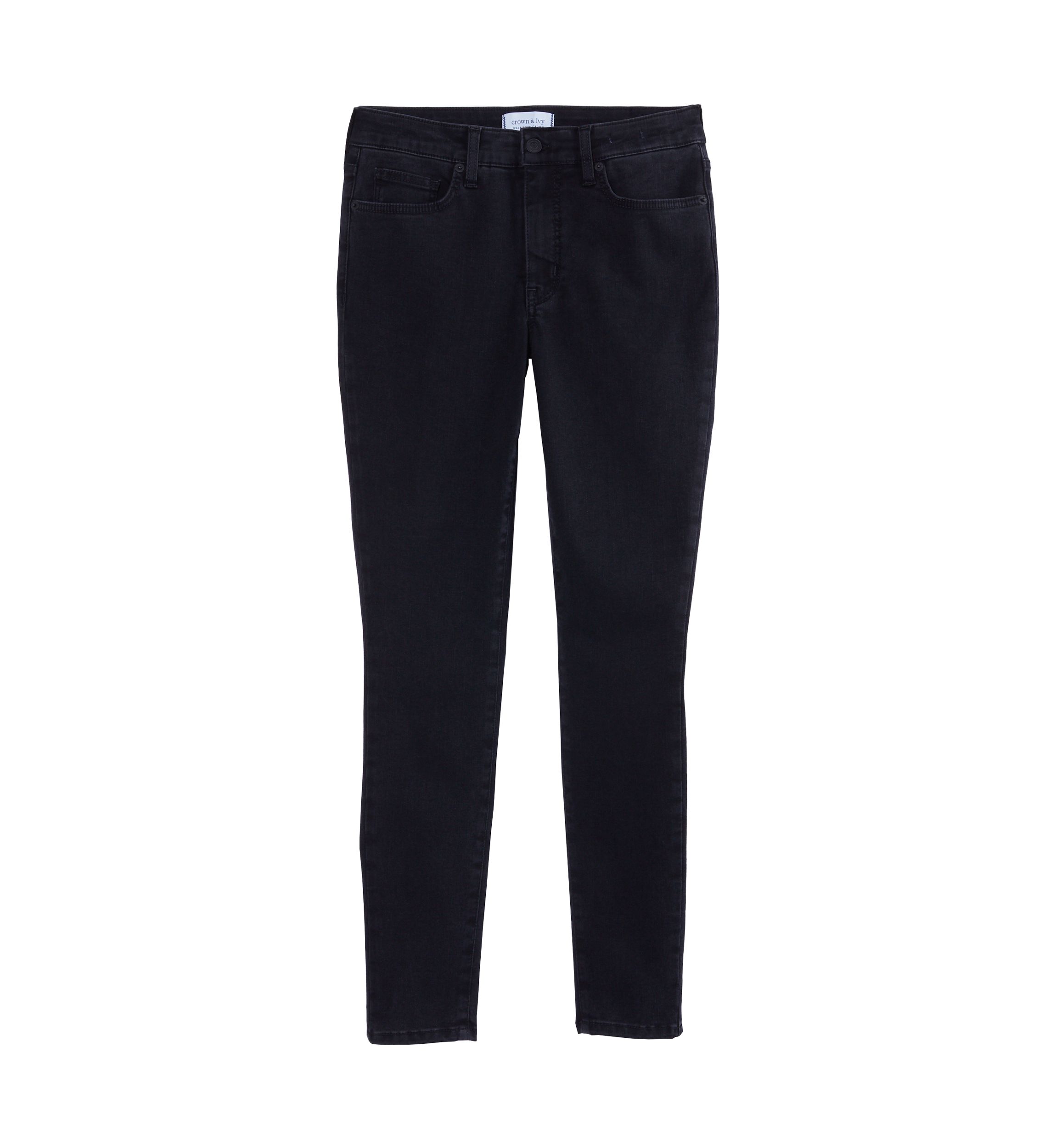 Petite Mid Rise Skinny Jeans 
