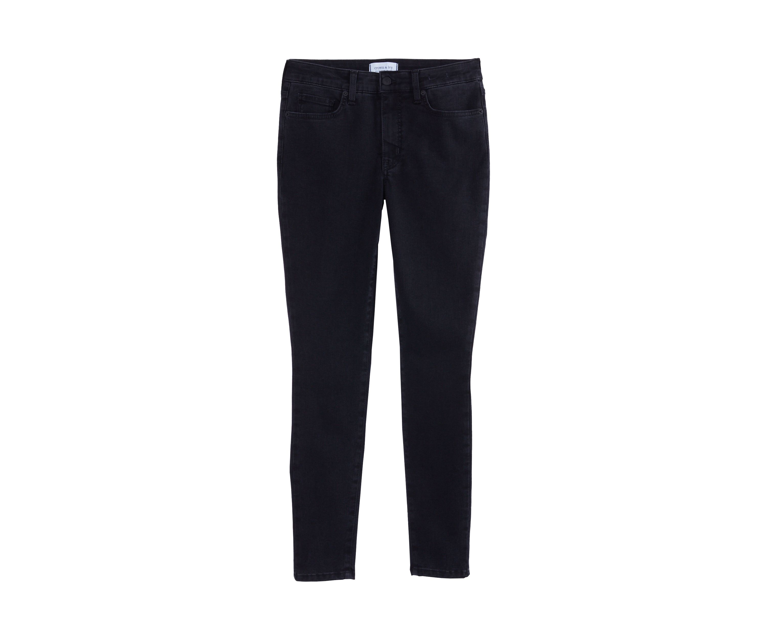 Petite Mid Rise Skinny Jeans 