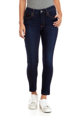 Crown & Ivy Women's Petite Mid Rise Skinny Jeans, 8P