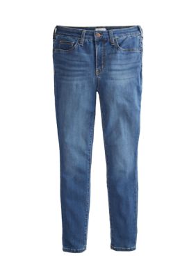 Crown & Ivy Women's Petite Mid Rise Skinny Jeans, 8P