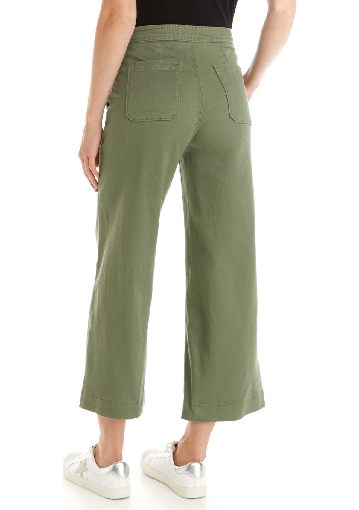 Womens Wide Leg Denim Pants