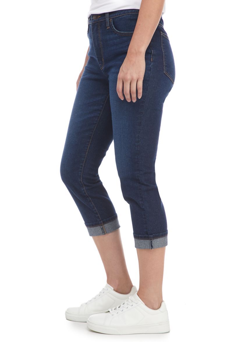 Petite High Rise Vintage Straight Jeans 