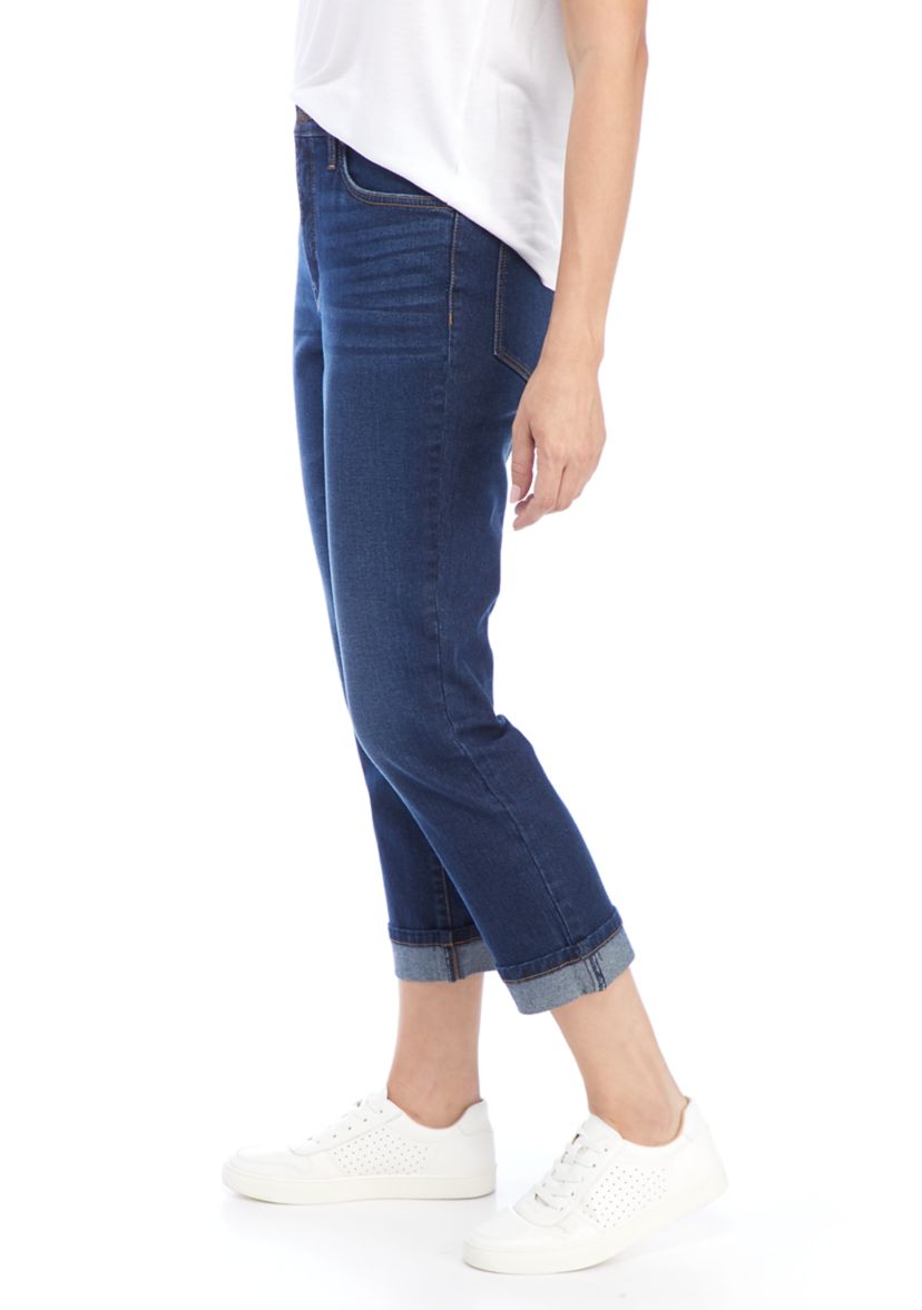 Womens High Rise Vintage Straight Clean Jeans 