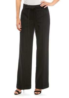 THE LIMITED Women's Tie Waist Wide Leg Pants | belk