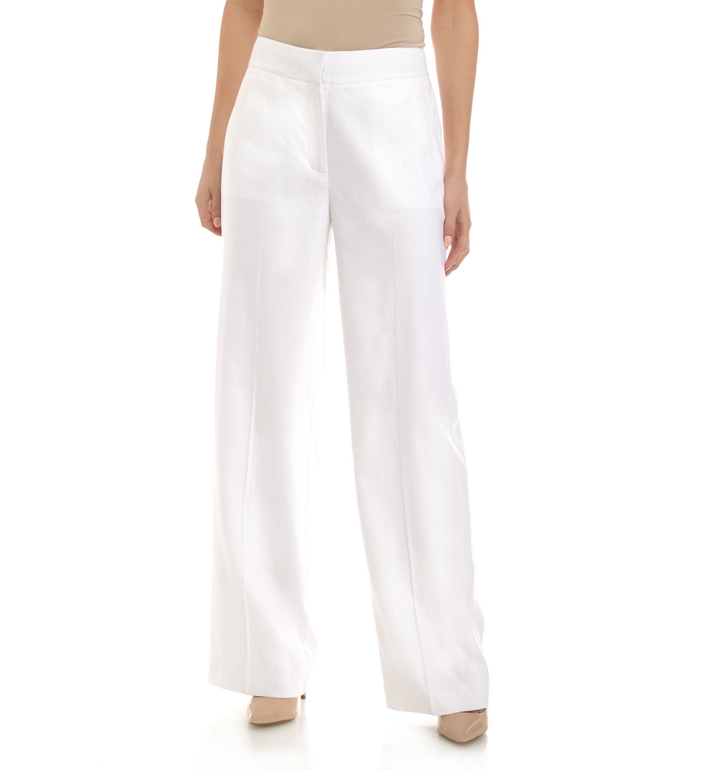 Womens Linen Wide Leg Pants