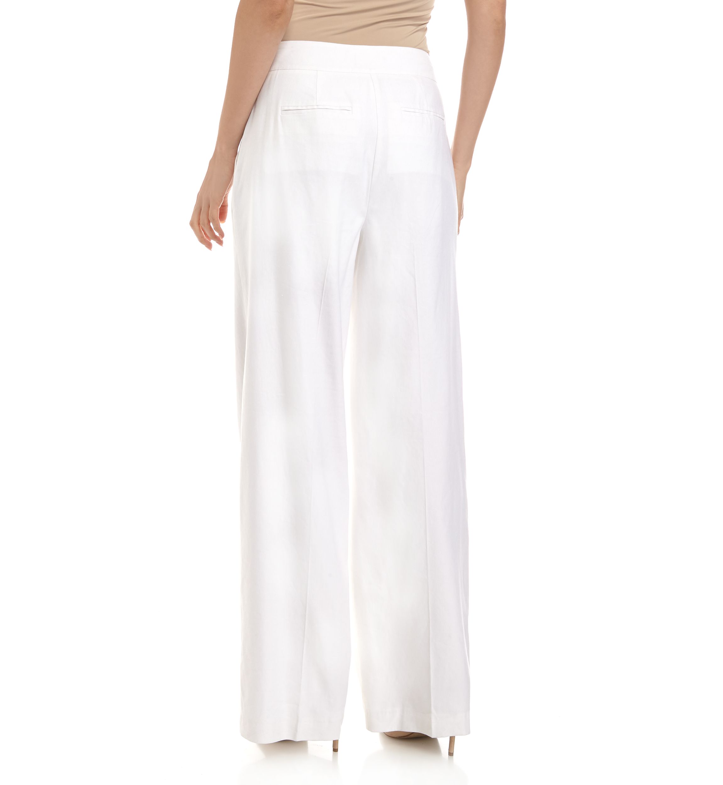 Womens Linen Wide Leg Pants