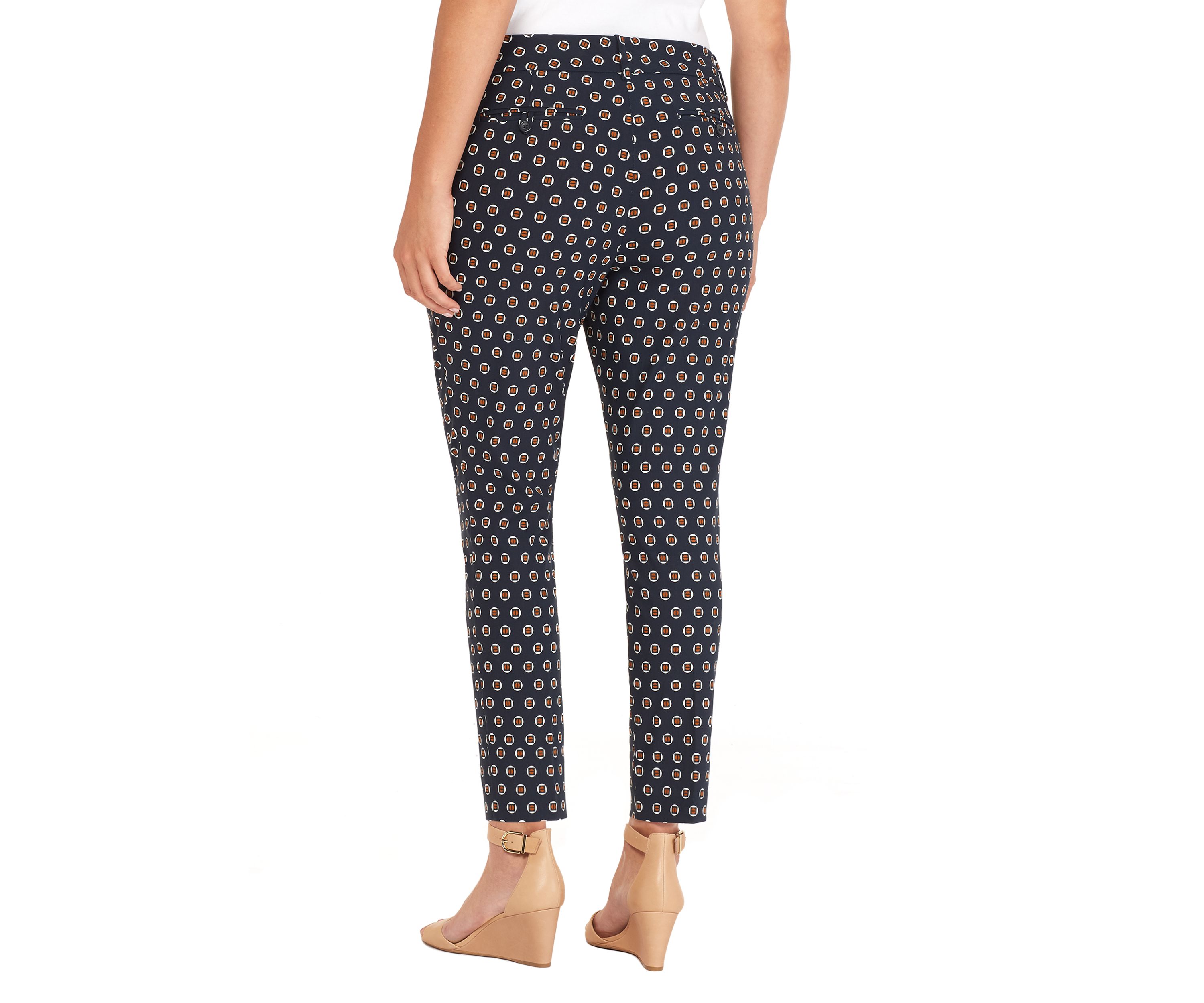 Plus Size Signature Fly Front Ankle Pants in Exact Stretch