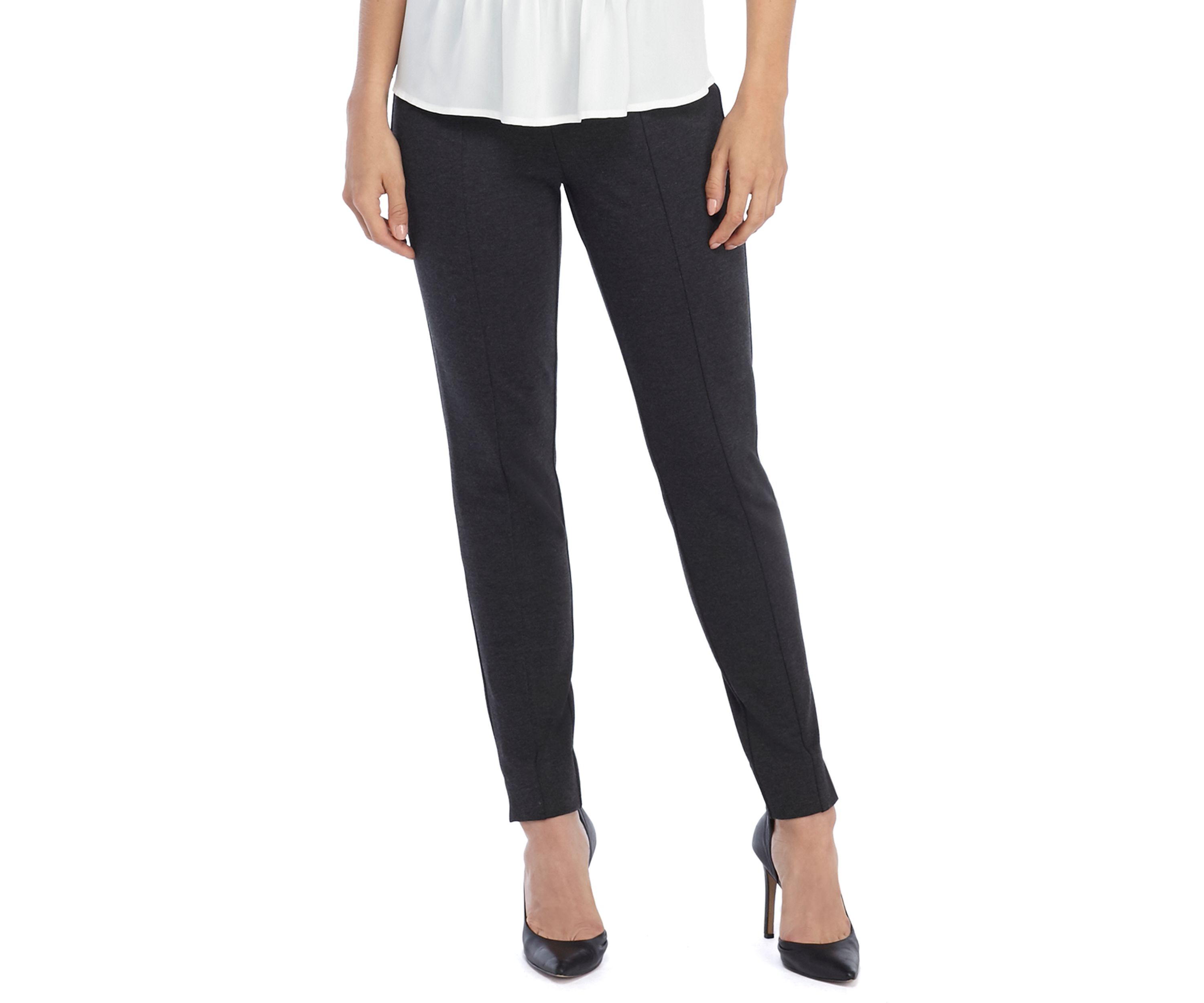 Womens Signature Pull On Skinny Pants in Ponte