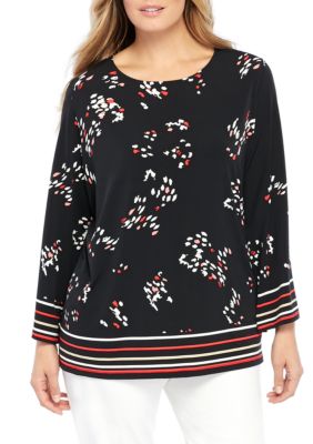 belk plus size tops