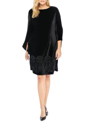 The Limited Plus Size Bell Sleeve Burnout Dress Belk 