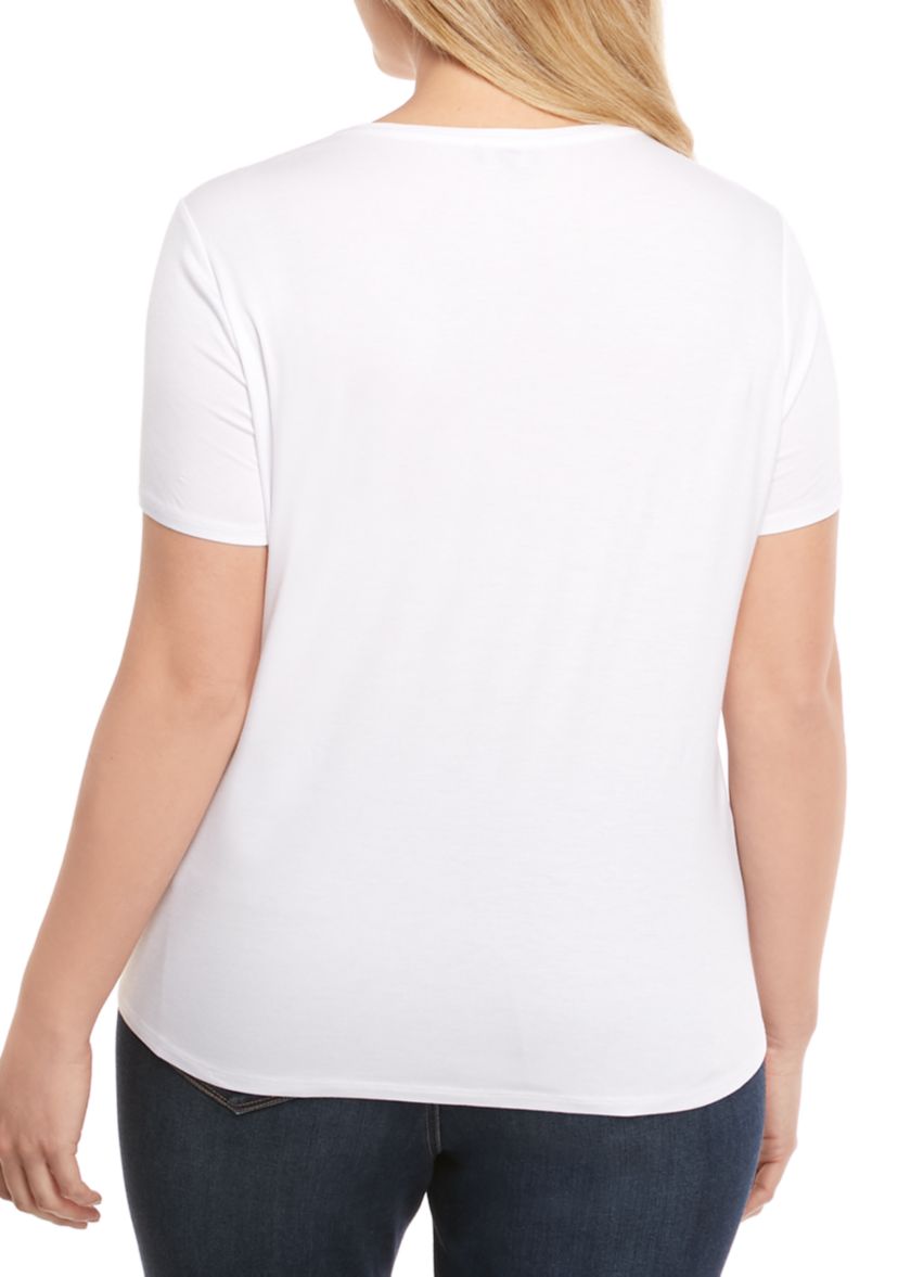 Plus Size Short Sleeve Tee