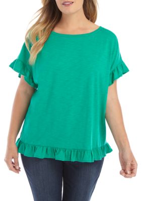 belk women's plus size tops