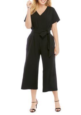 THE LIMITED Plus Size Scuba Crepe Jumpsuit | belk