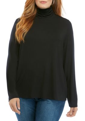 plus size turtleneck shirts