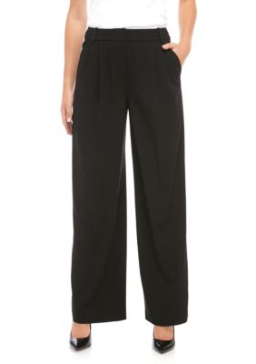 high rise wide leg pants