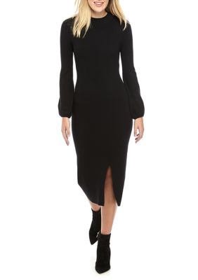 Download THE LIMITED Women's Mock Neck Sweater Midi Dress | belk