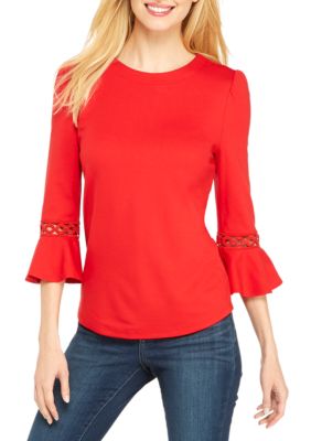 belk blouses tops sleeve womens