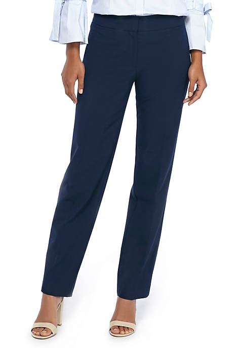 Petite Signature Straight Pant in Modern Stretch