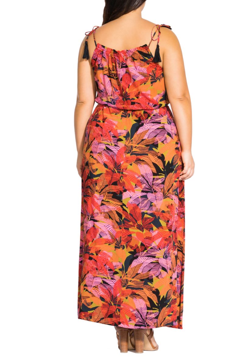 Plus Size Maxi Sunrise Dress