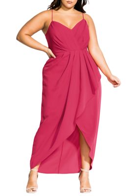 City Chic Plus Size Tango Ruffle Maxi Dress belk