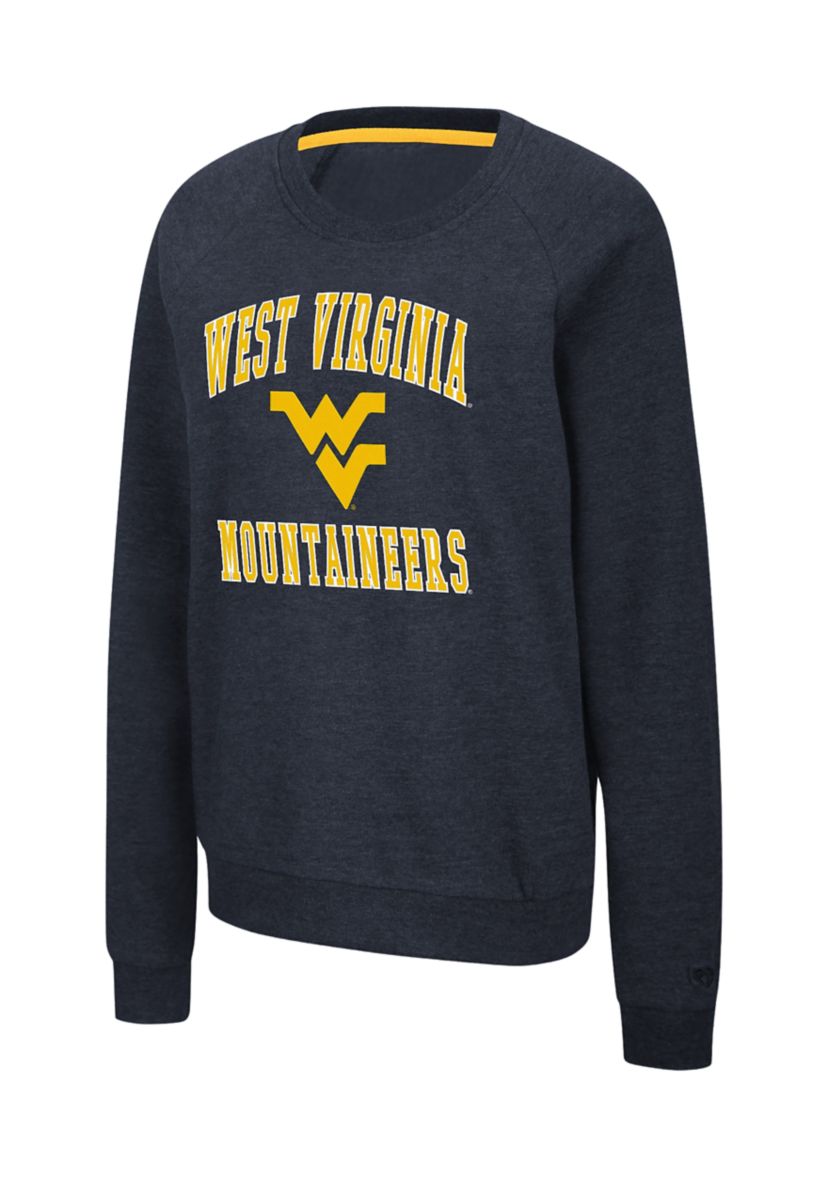 NCAA West Virginia Mountaineers Genius Crew Neck Graphic Sweatshirt