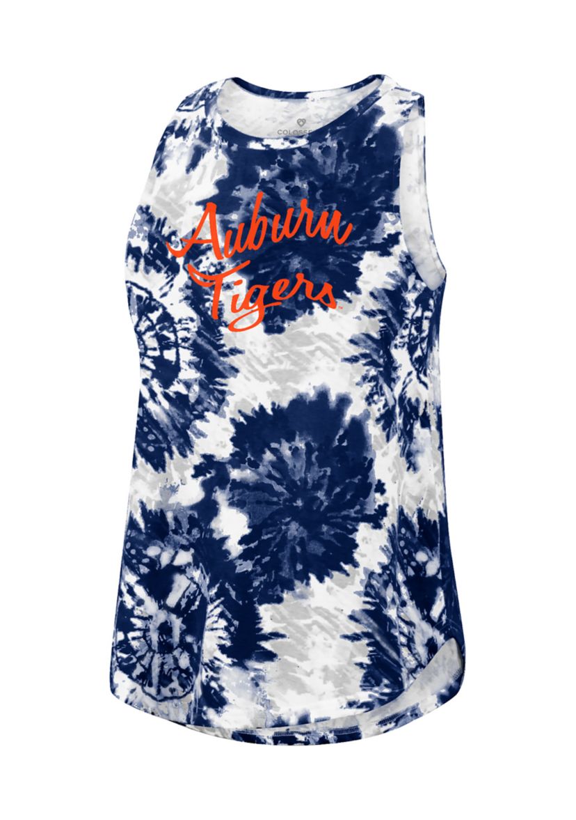NCAA Auburn Tigers Tie Dye Graphic Tank  