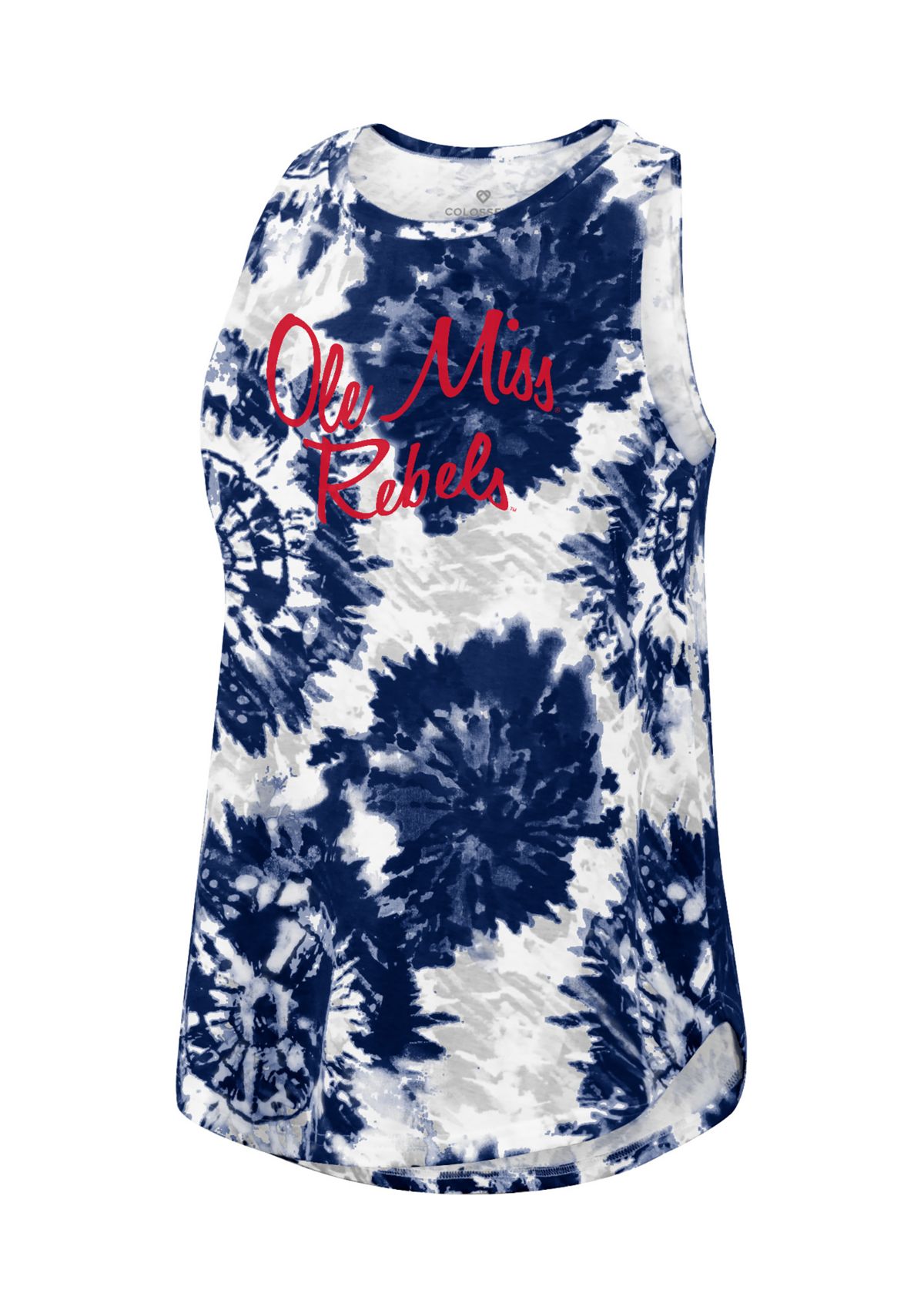 NCAA Ole Miss Rebels  Tie Dye Graphic Tank 
