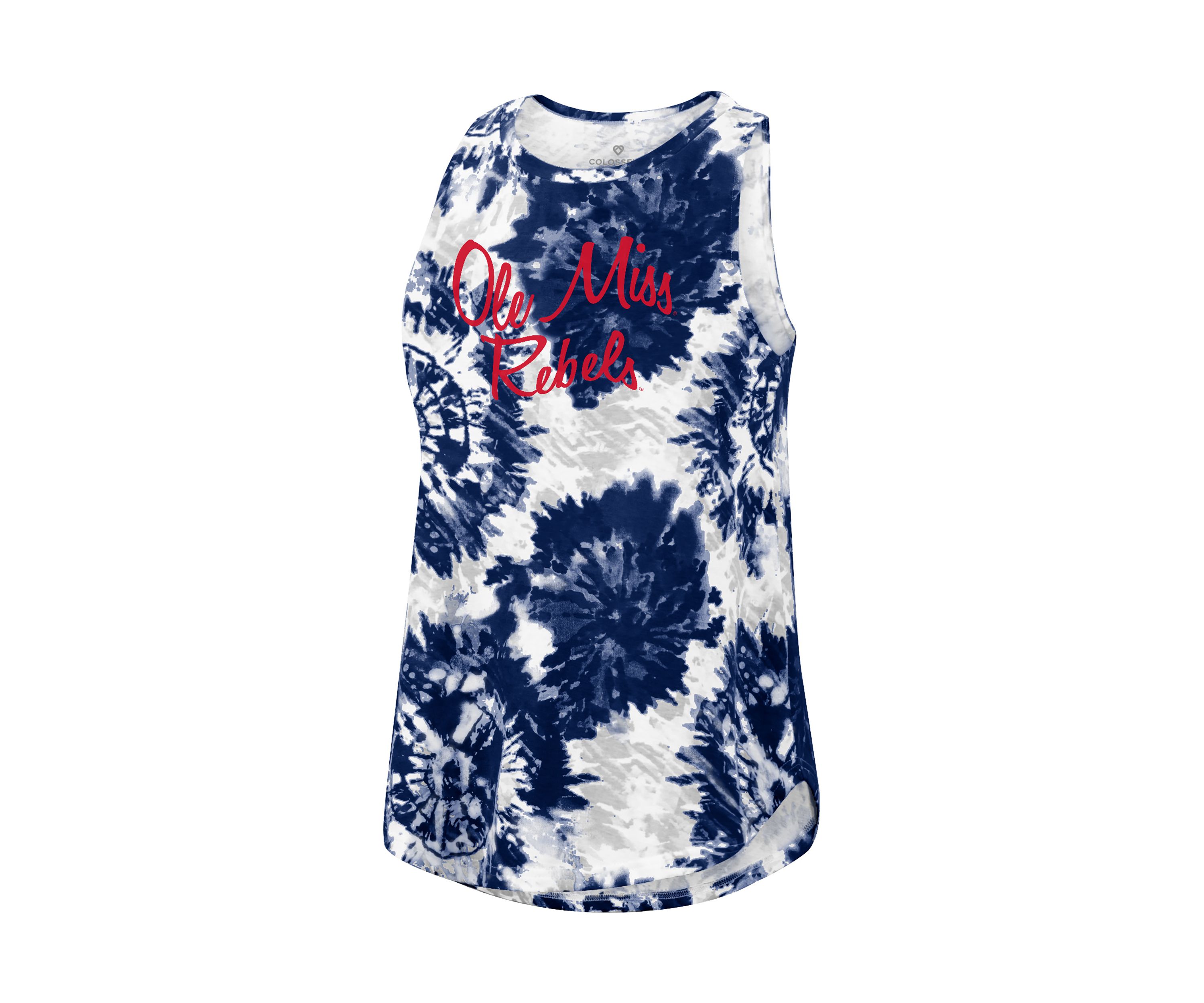 NCAA Ole Miss Rebels  Tie Dye Graphic Tank 