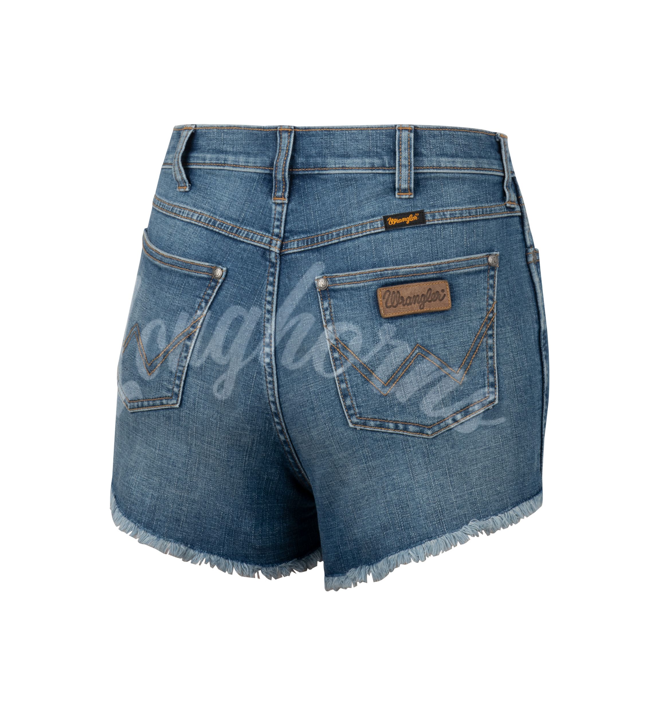 Womens NCAA Texas Longhorns Laser Print Frayed Shorts 