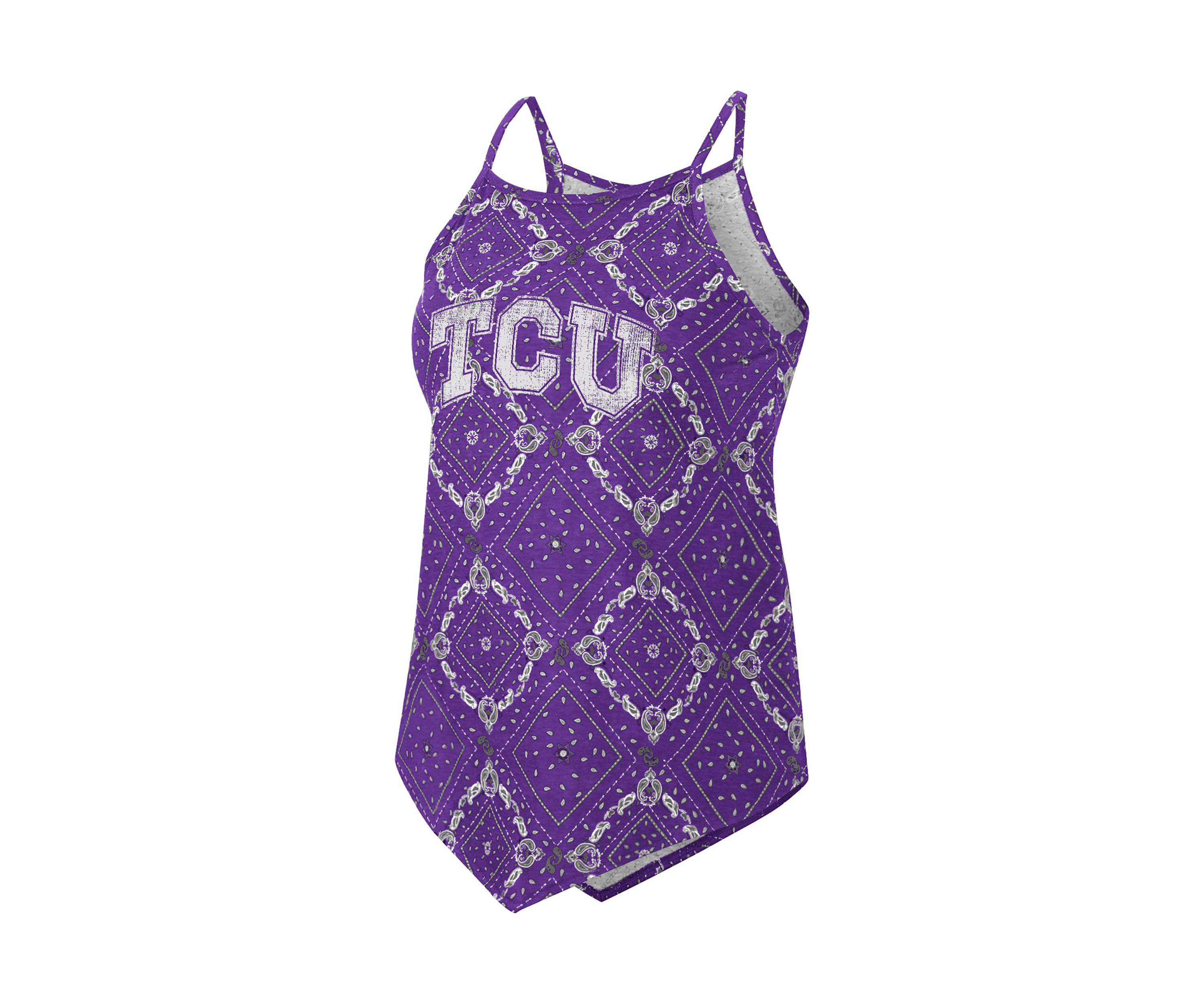 Womens NCAA TCU Horned Frogs  Bandana Tank