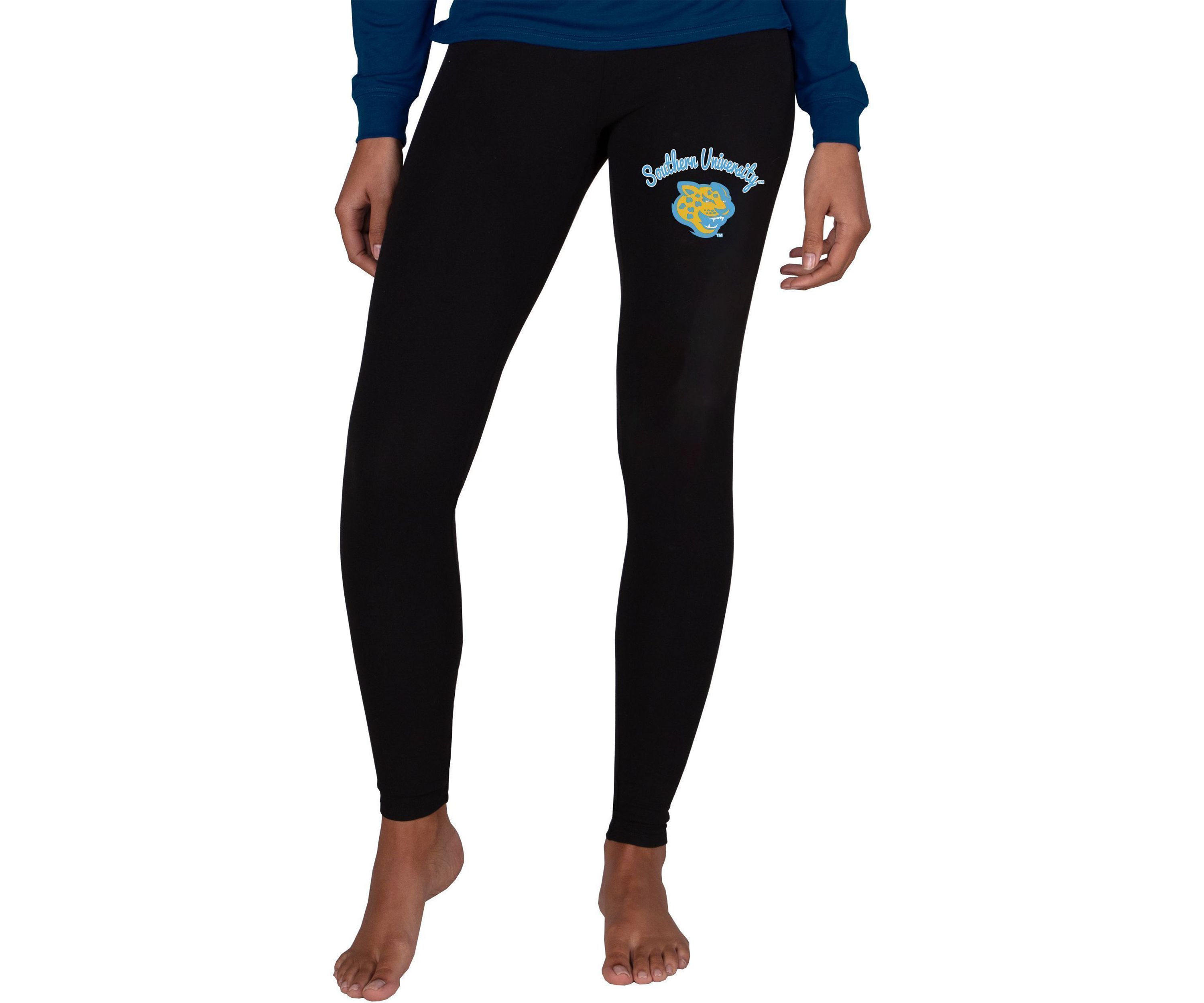 NCAA Southern University Jaguars Ladies Southern Jaguars Fraction Legging