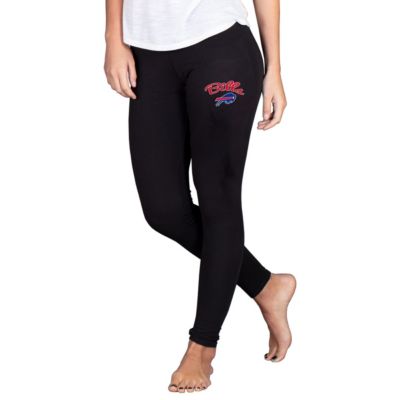 Concepts Sport NFL Ladies Buffalo Bills Fraction Slounge Legging, Black, XXL