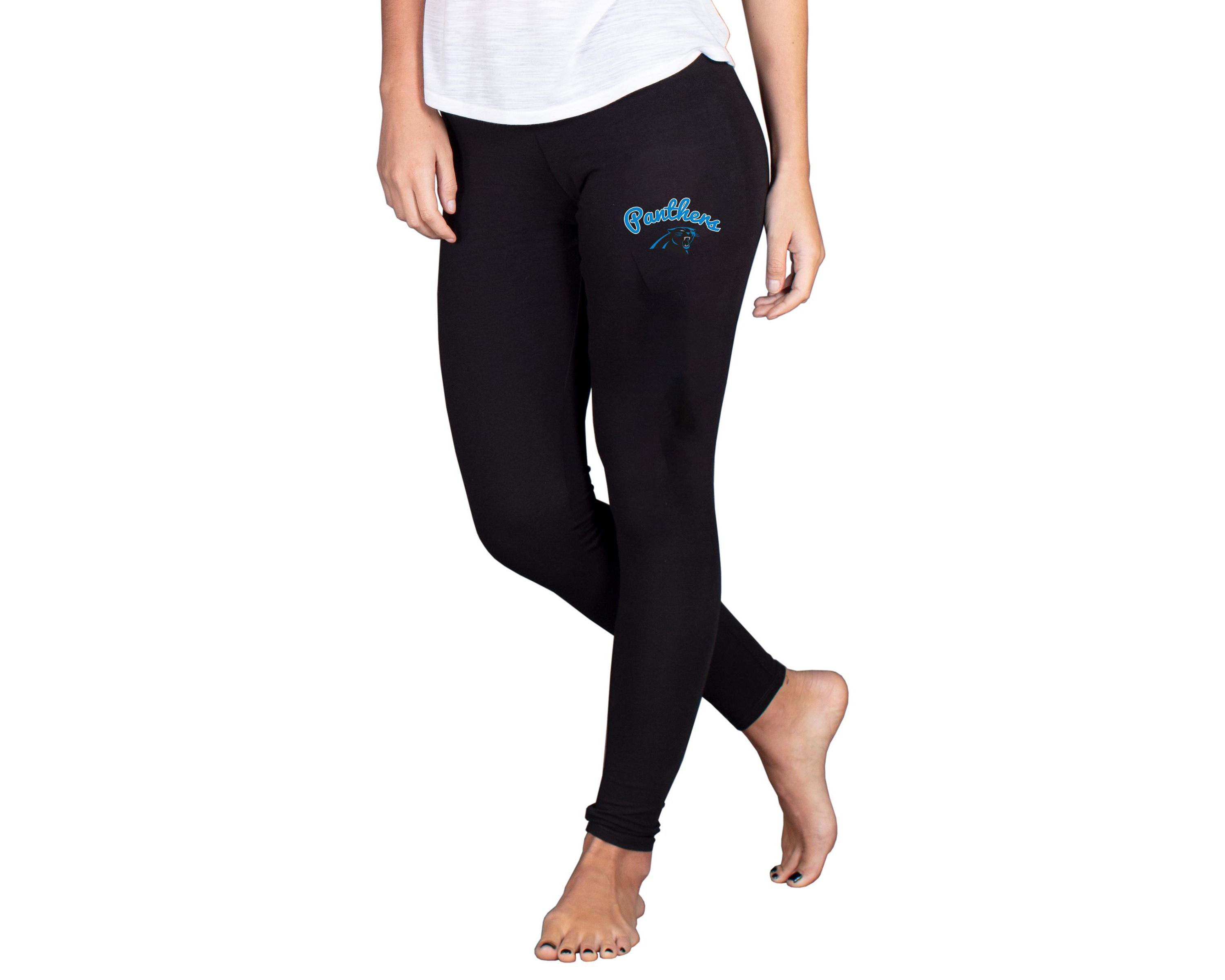 NFL Ladies Carolina Panthers Fraction Slounge Legging