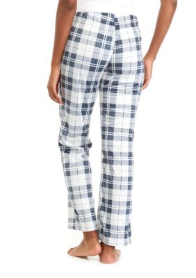 HBCU Tuskegee Golden Tigers Plaid Fleece Pajama Pants