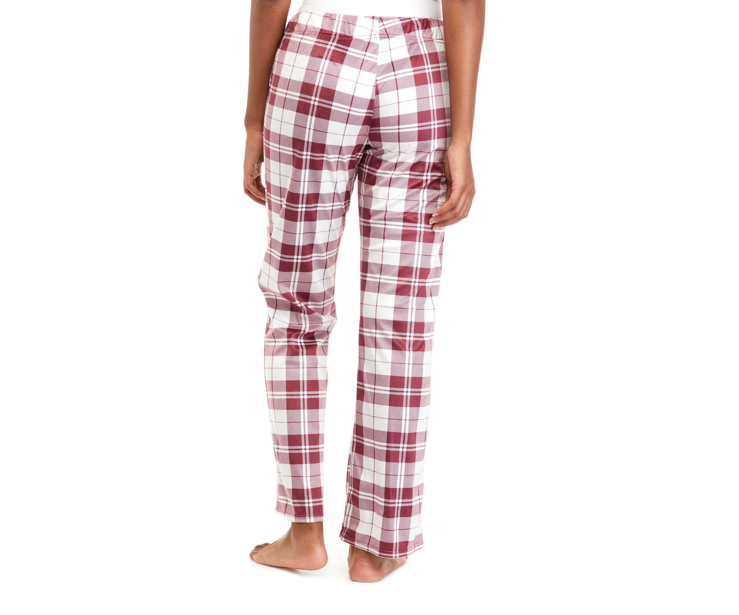 HBCU Morehouse Maroon Tigers HBCU Plaid Fleece Pajama Pants 