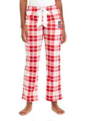 Women's - Organic Cotton Bella Brushed PJ Bottoms in Red Check