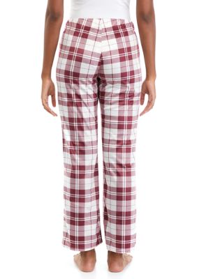 HBCU Alabama A&M Bulldogs Plaid Fleece Pajama Pants