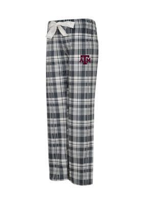 NCAA Texas A&M Aggies Lapse Plaid Silky Fleece Pants