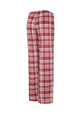 NCAA South Carolina Gamecocks Plaid Silky Fleece Pants