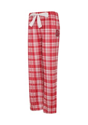 NCAA NC State Wolfpack Lapse Plaid Silky Fleece Pants