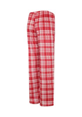 NCAA NC State Wolfpack Lapse Plaid Silky Fleece Pants