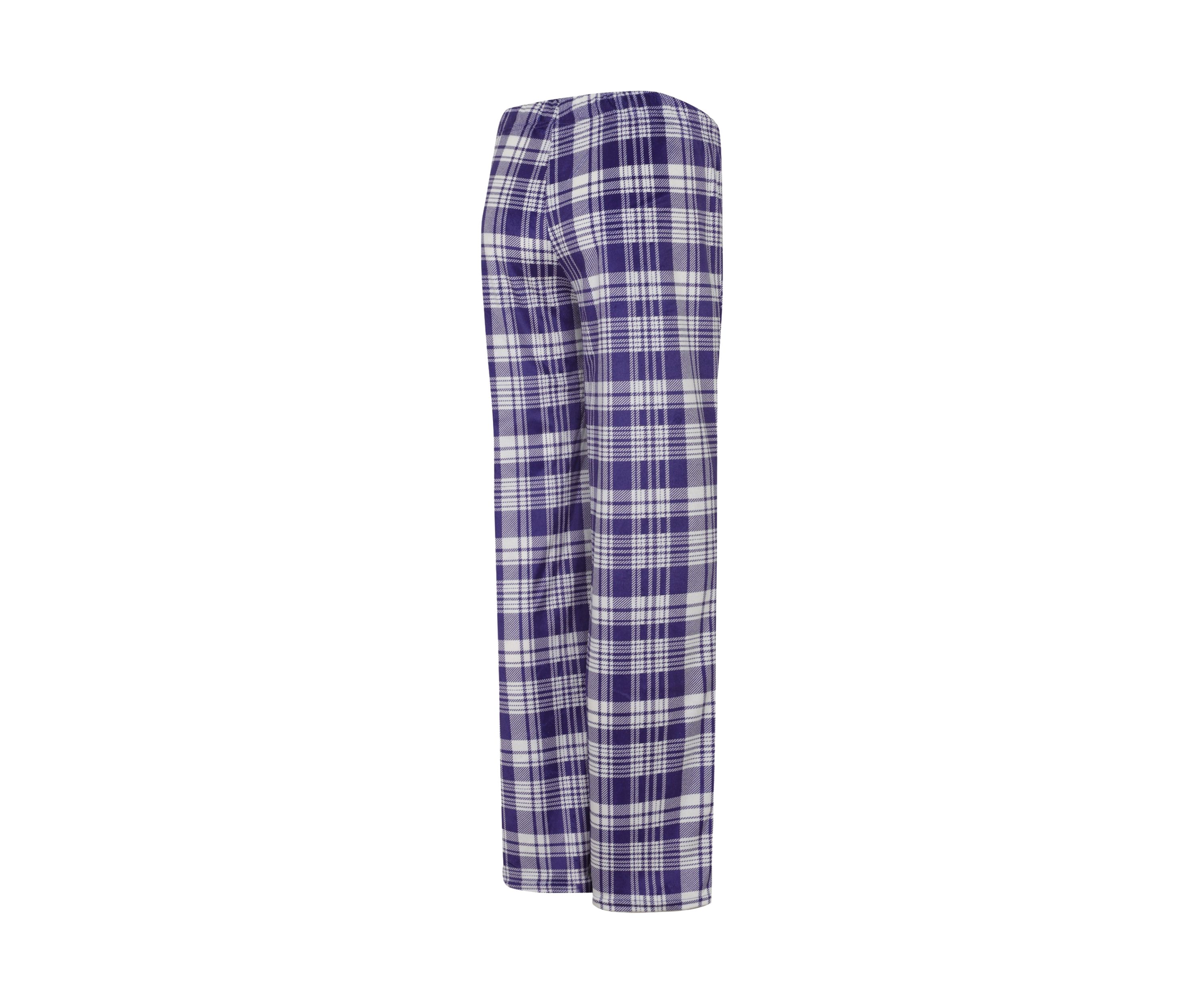 NCAA TCU Horned Frogs Lapse  Plaid Silky Fleece Pants